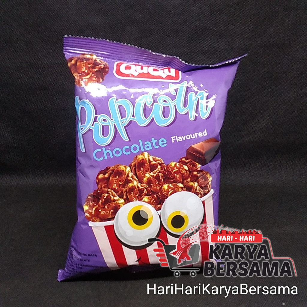 

MAKANAN RINGAN QUQU POPCORN CHOCOLATE FLAVOURED 60GR