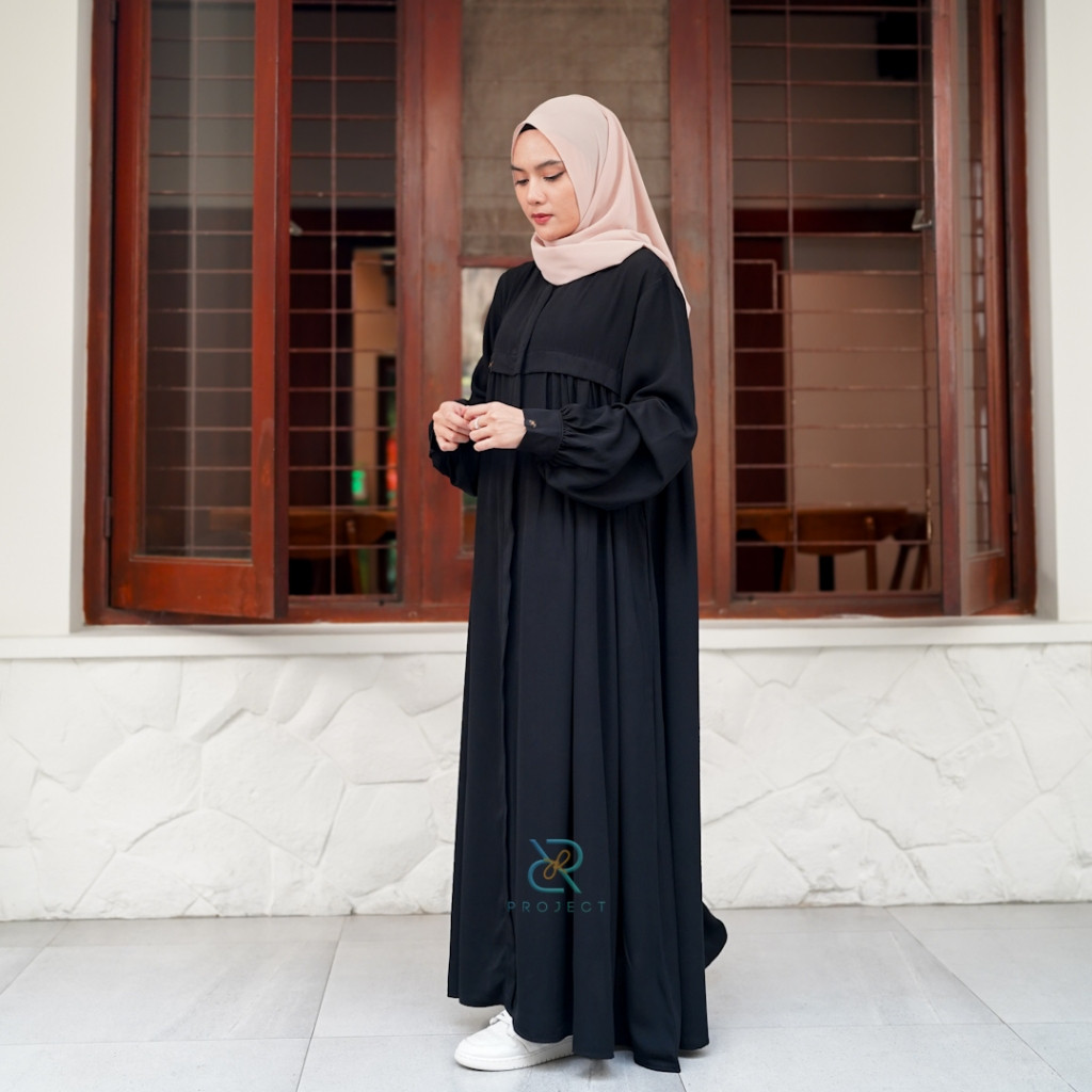 D&R PROJECT - GAMIS JETBLACK PREMIUM ORIGINAL S M L XL DRESS UMROH DAN HAJI