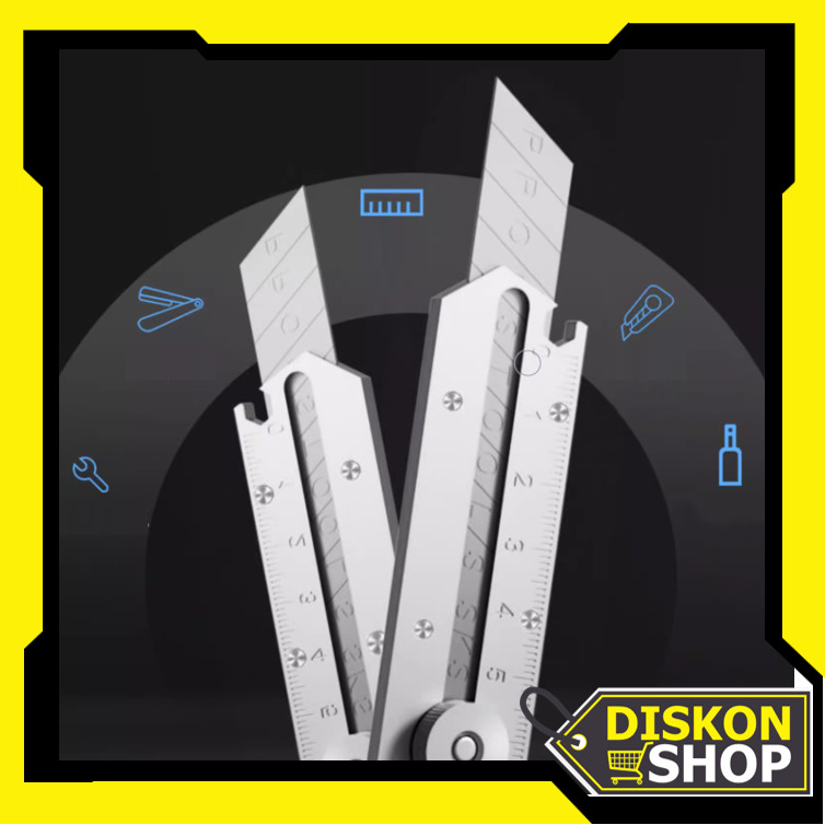 

Diskon Shop - 6511 Alat Pemotong Kuat & Tahan Lama / Cutter Stainless Steel Multifungsi