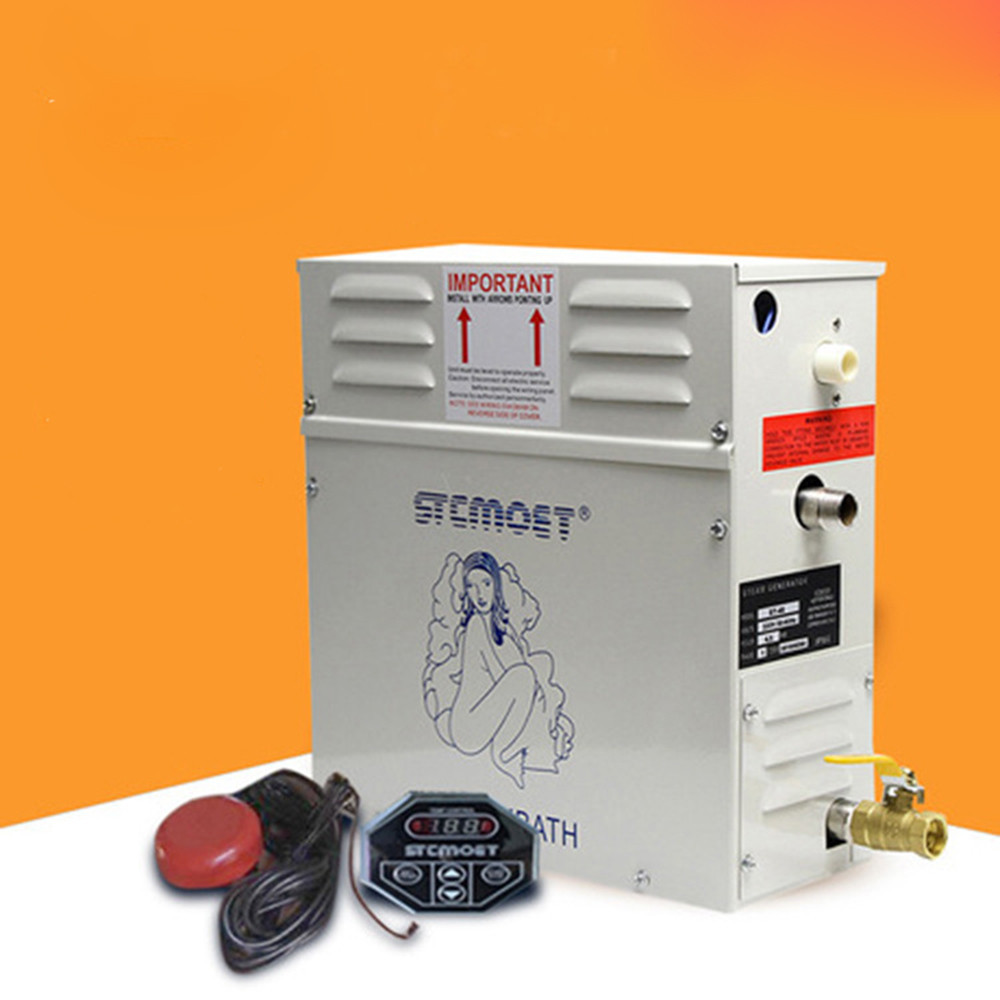 12KW Steam Generator Sauna Steam Bath Machine For Home Sauna Room SPA Fumigation Machine 220V With D