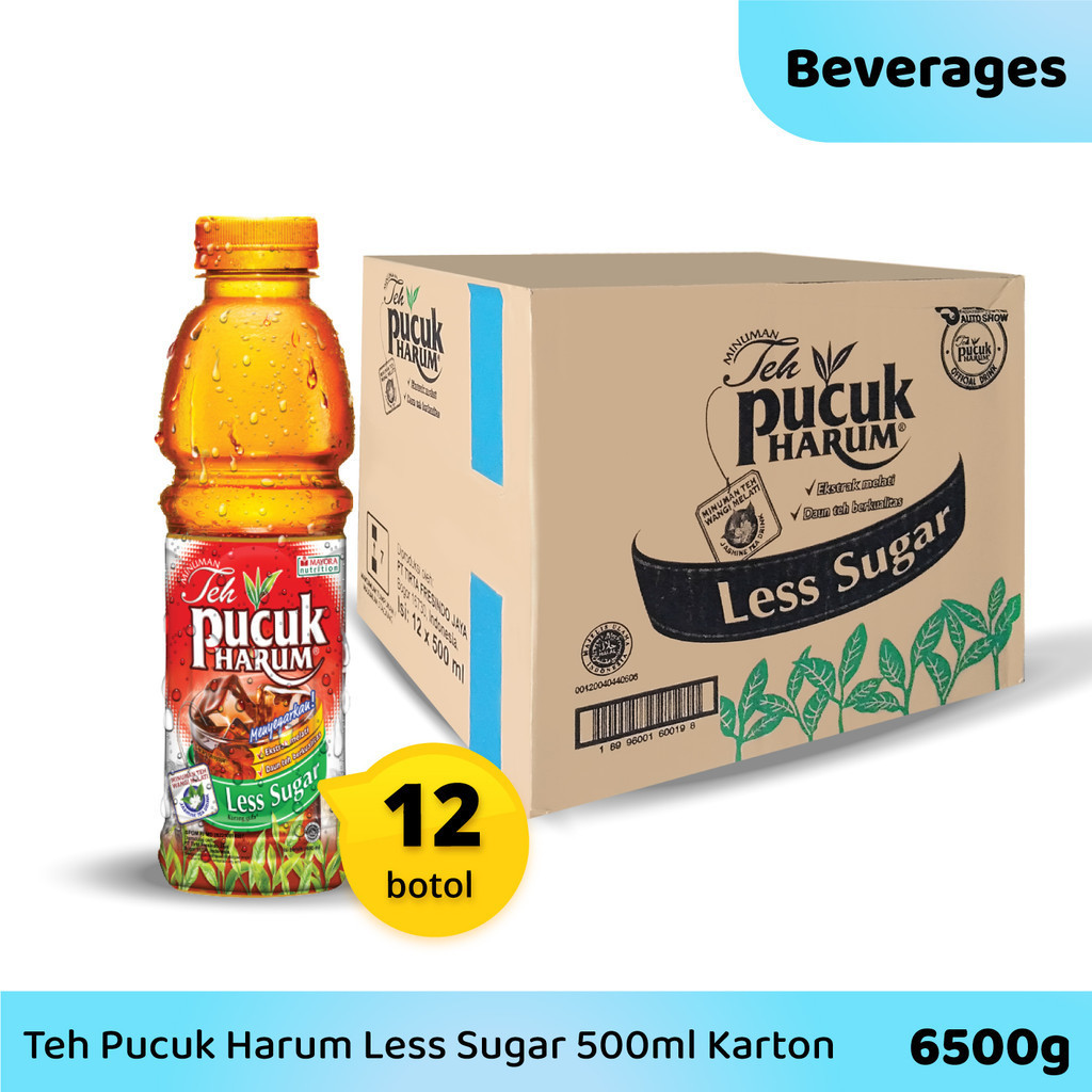 

Master Box Teh Pucuk Harum Less Sugar 500 ml