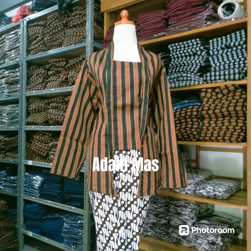 LURIK SET KEBAYA LURIK ADAT JAWA/SET BAJU WANITA JAWA/SET PAKAIAN TRADISIONAL WANITA JAWA/SET KEBAYA