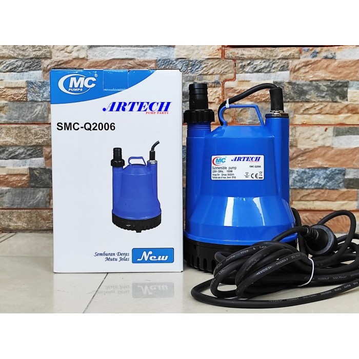 JP5822 MC PUMP SMC-Q2006 100 WATT POMPA AIR CELUP (SUBMERSIBLE PUMP)