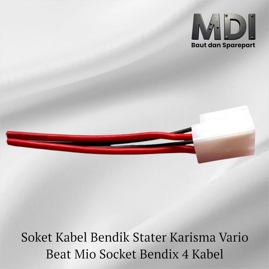 Soket Kabel Bendik Stater Karisma Vario Beat Mio Soket 4 kabel