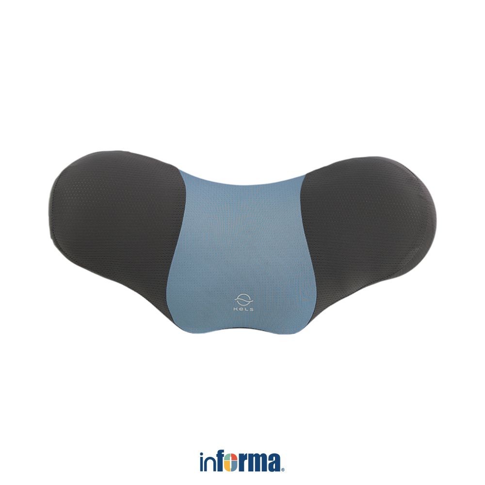 Informa Kels Hera Alat Pijat Pinggang - Biru / Abu-Abu Pillow Back Massager Punggung Praktis Peralat