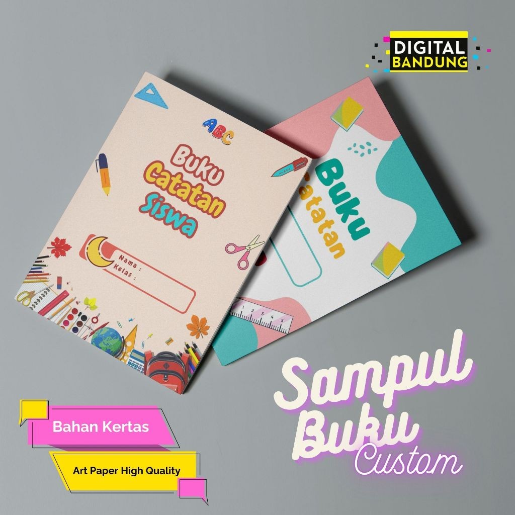 

SAMPUL BUKU ISI 20 pcs CUSTOM KEREN LUCU MURAH