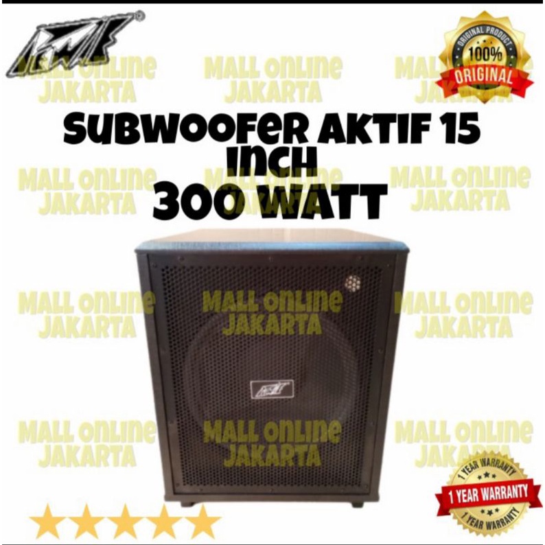 Subwoofer Aktif 15inch Pewie Ktv150 pro Original Sub Woofer Aktif
