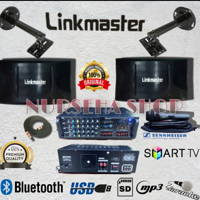 paket karaoke LINKMASTER 10 INCH sound system karaoke