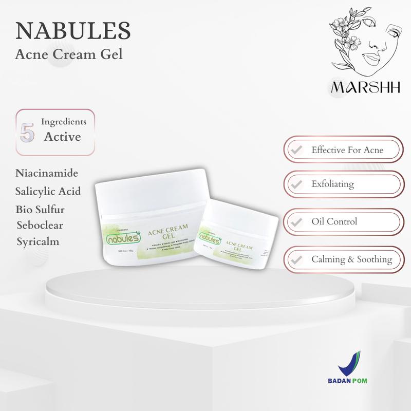Nabules Acne Cream Gel With Niacinamide