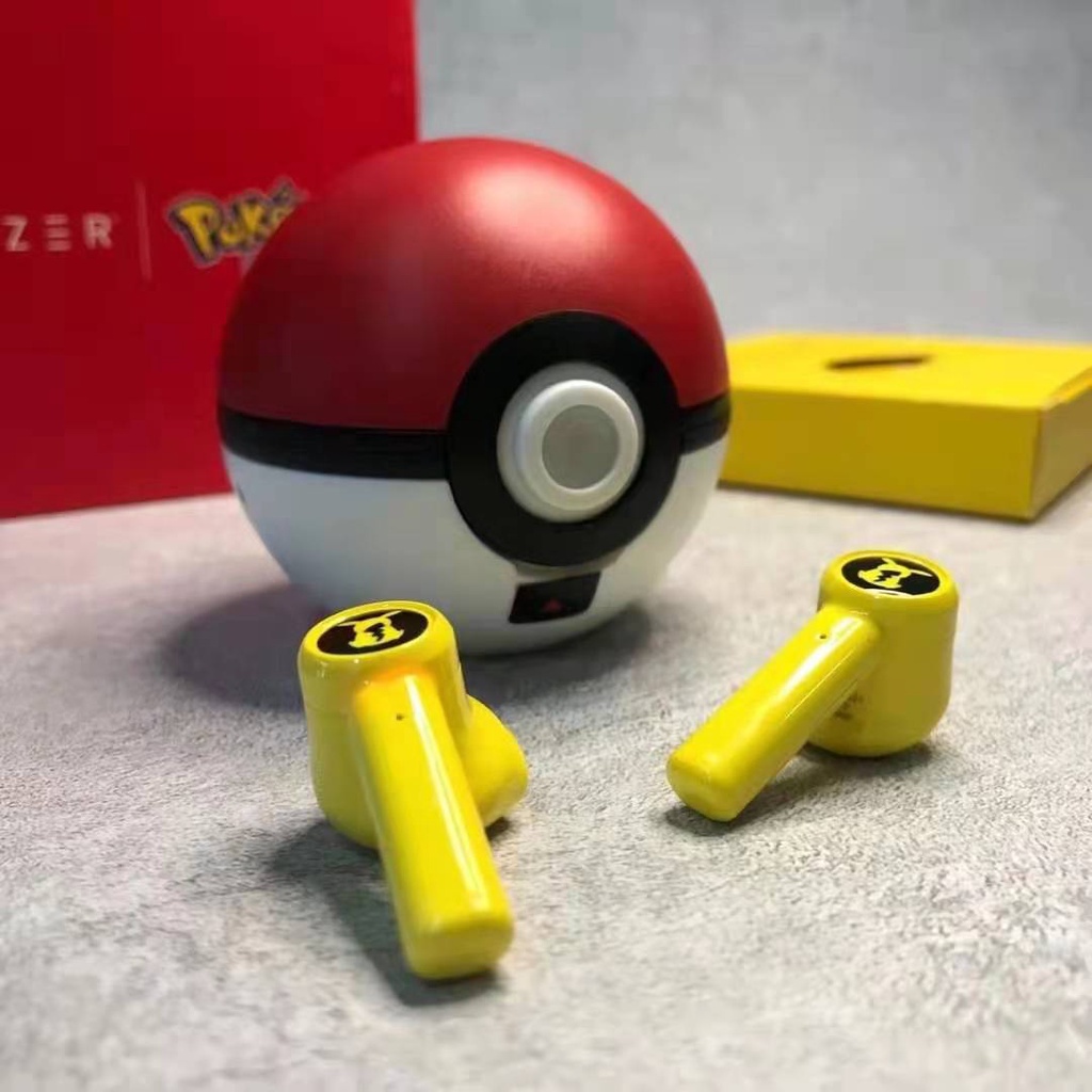 COD Razer Original Pikachu Portable Bluetooth Headset Earphones for Razer TWS Pokémon Headphone