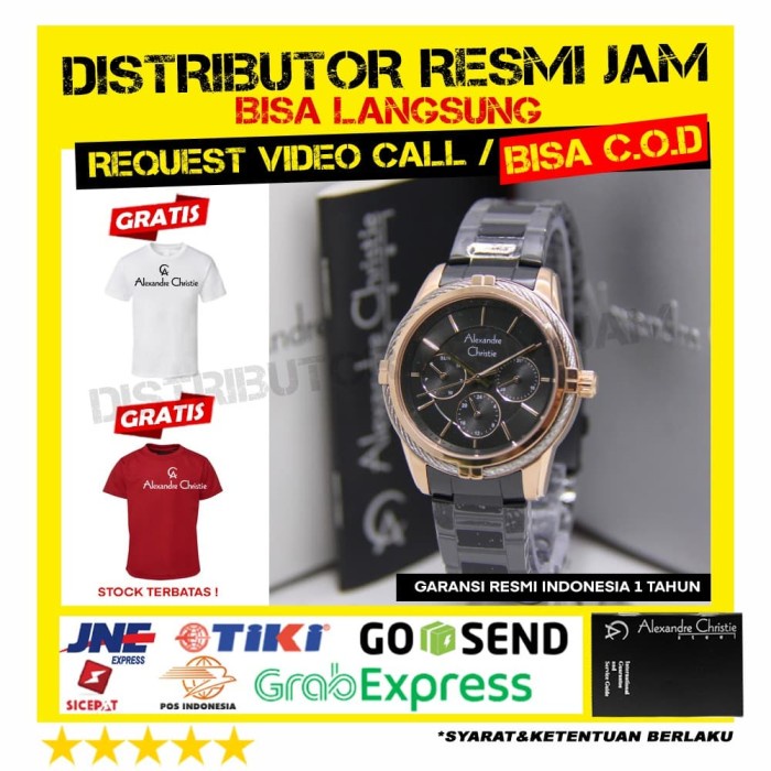 ALEXANDRE CHRISTIE 2843 BF AC2843BF 2843BF GARANSI RESMI 12 BULAN