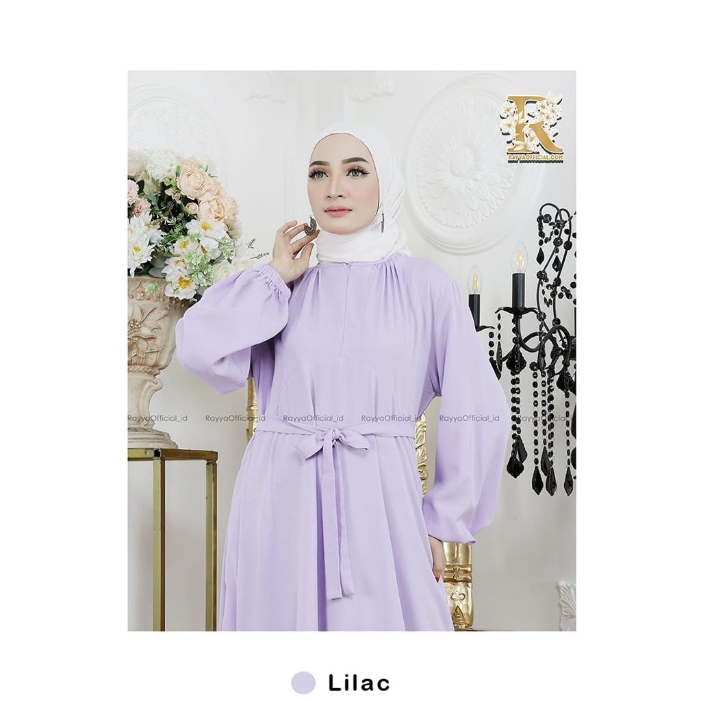 Laluna Gamis | Ungu | Lilac | Busui Friendly | by RayyaOfficial