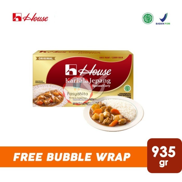 

House Kari Ala Jepang Saus Padat / Kare / Japanese Curry Roux [935 gr] - FasyAnita Mart Denpasar