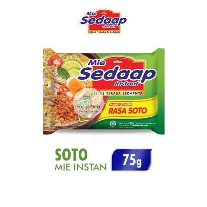 

Sedaap Mie Instan Soto 75 gr - FasyAnita Mart Denpasar