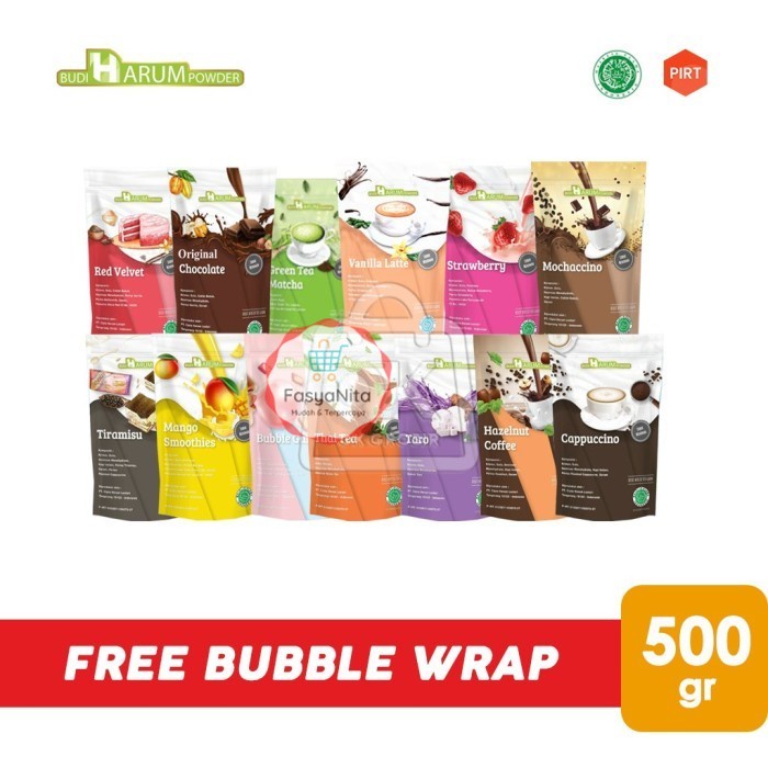 

Bubuk Minuman Aneka Rasa HARUM Powder Drink (500 gr) - bubblegum - FasyAnita Mart Denpasar