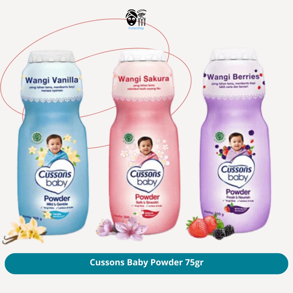 Cussons Baby Powder 75gr - Bedak Bayi