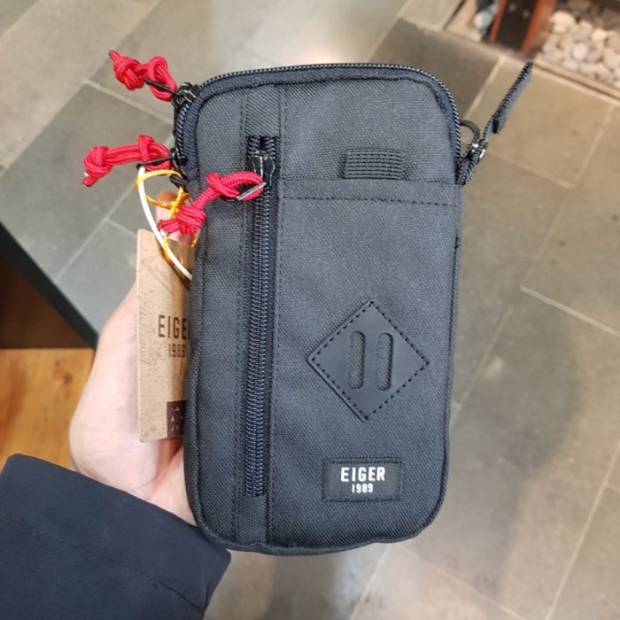 Tas Eiger X-Scawby Vertical 2.0 Tas Selempang HP Pouch Tas Selendang - Hitam