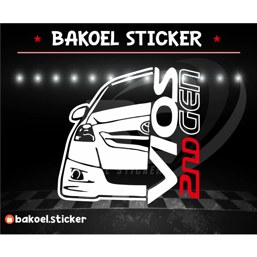 Sticker Vios Club menyala | cutting stiker