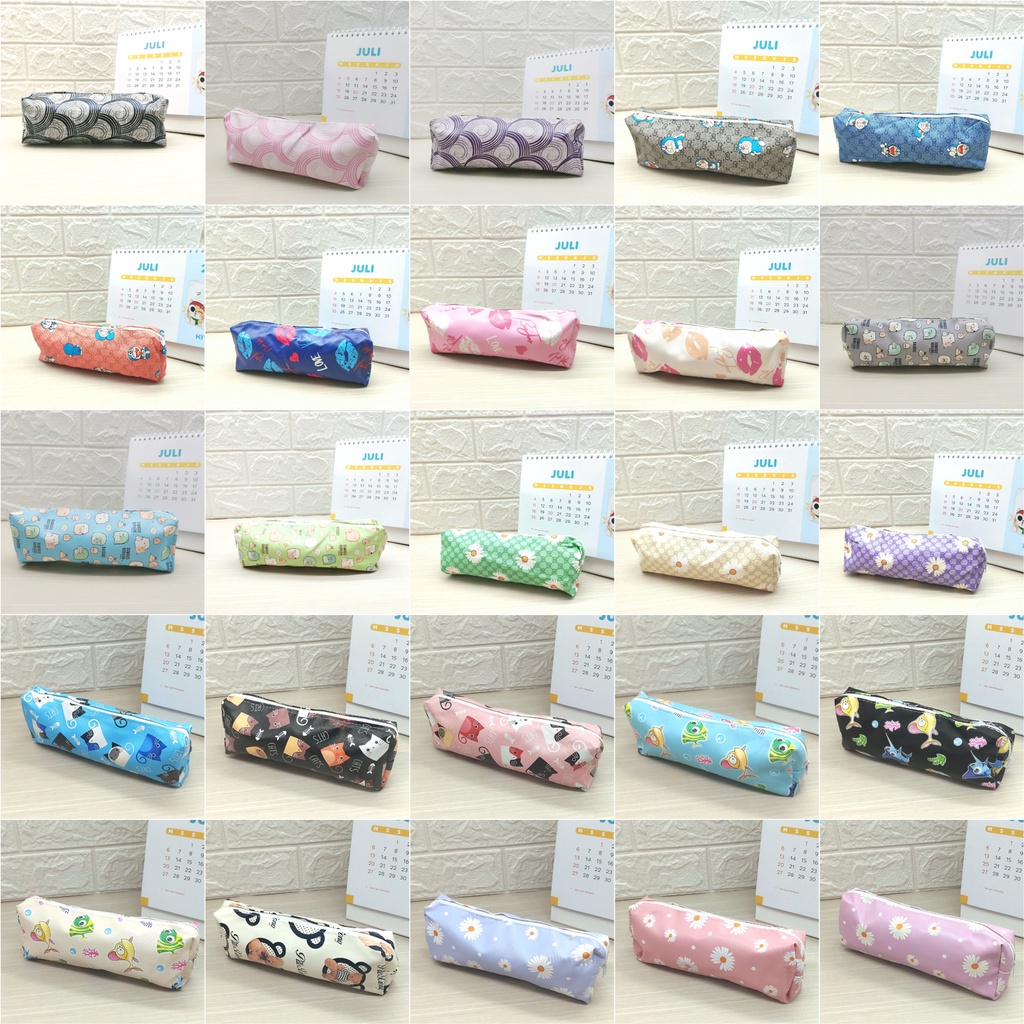 

KOTAK PENSIL MOTIF KARTUN LUCU UNIK / KOTAK PULPEN / TEMPAT ALAT TULIS IMPORT TERMURAH PGS