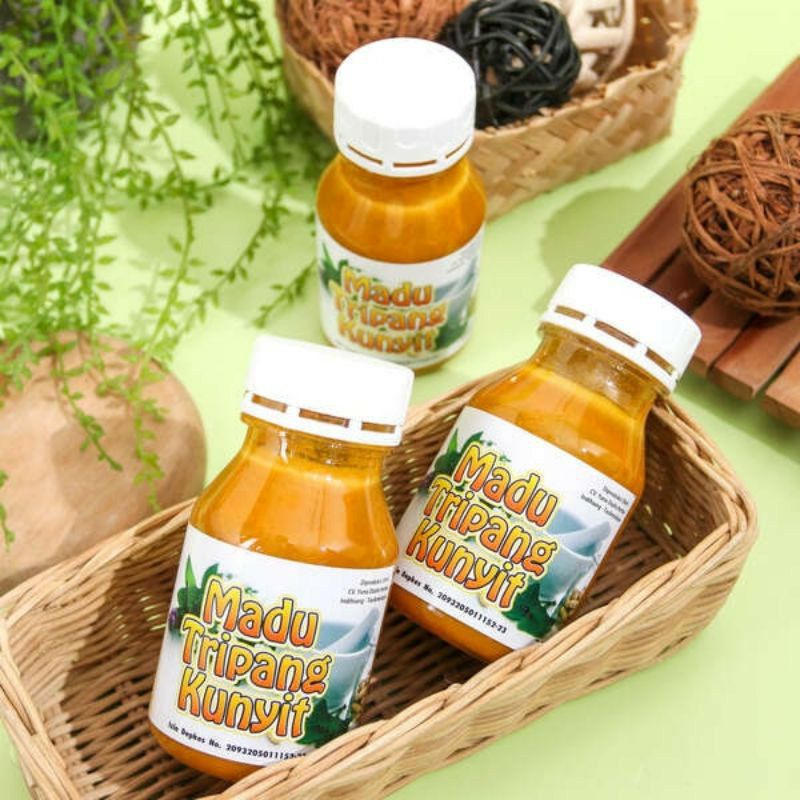 MADU TRIPANG KUNYIT ATASI ASAM LAMBUNG & MAAG & PERLANCAR HAID MADU TRIPANG