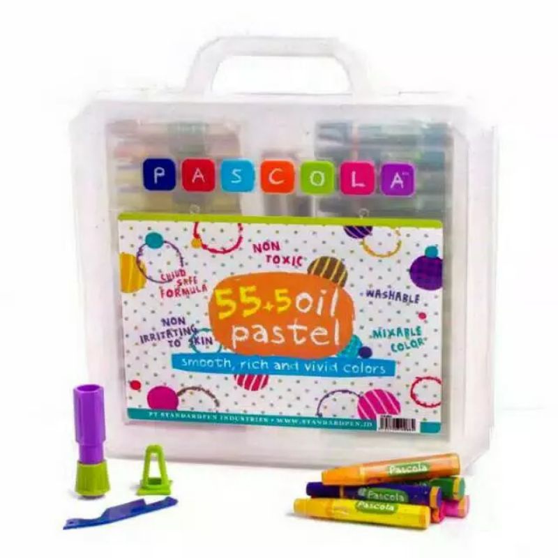 

Oil Pastel Crayon Standard PASCOLA 55+5 Warna