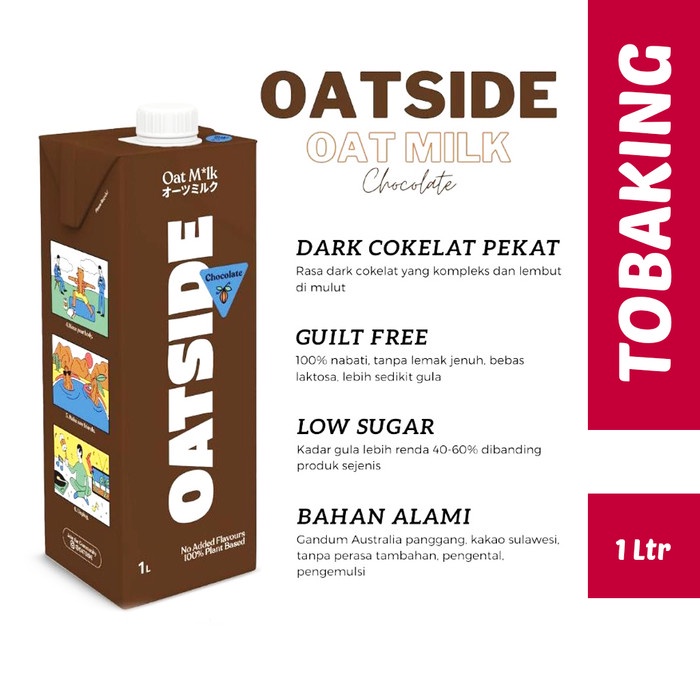 

Cahayadstore Oatside Oat Milk Barista Blend Chocolate Hazelnut 1Liter