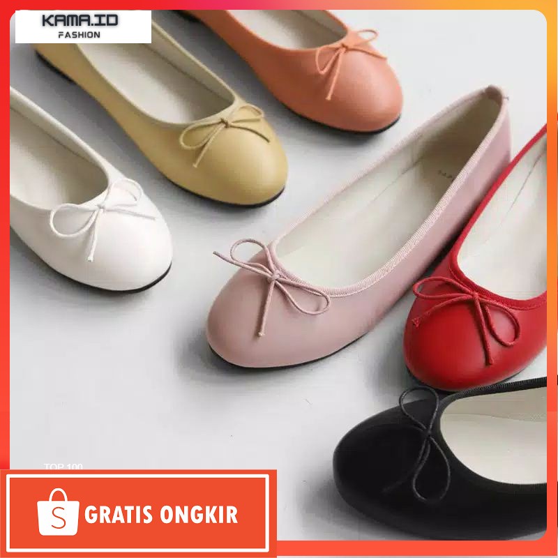 Flat Shoes Terkini / Sale] Sepatu Wanita flats YM05 Slip on