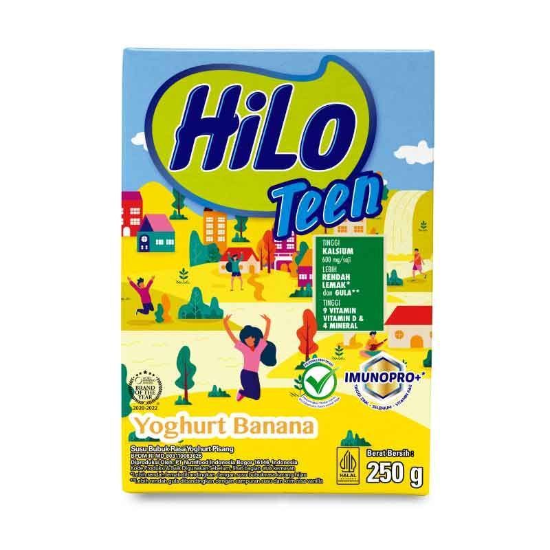

Hilo Teen 250g Susu Tinggi Kalsium Lebih Rendah Lemak