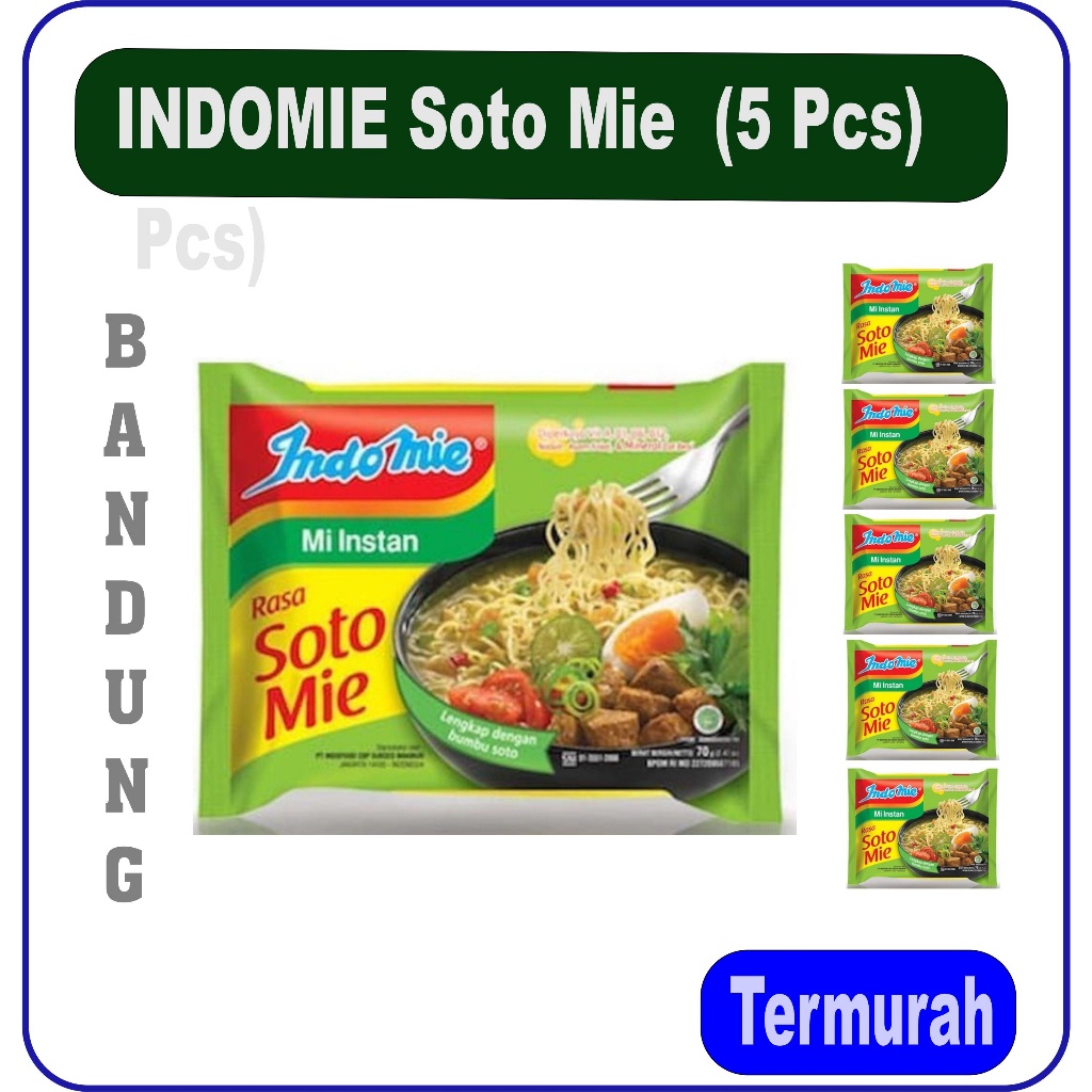 

INDOMIE Soto Mie (5 Pcs)