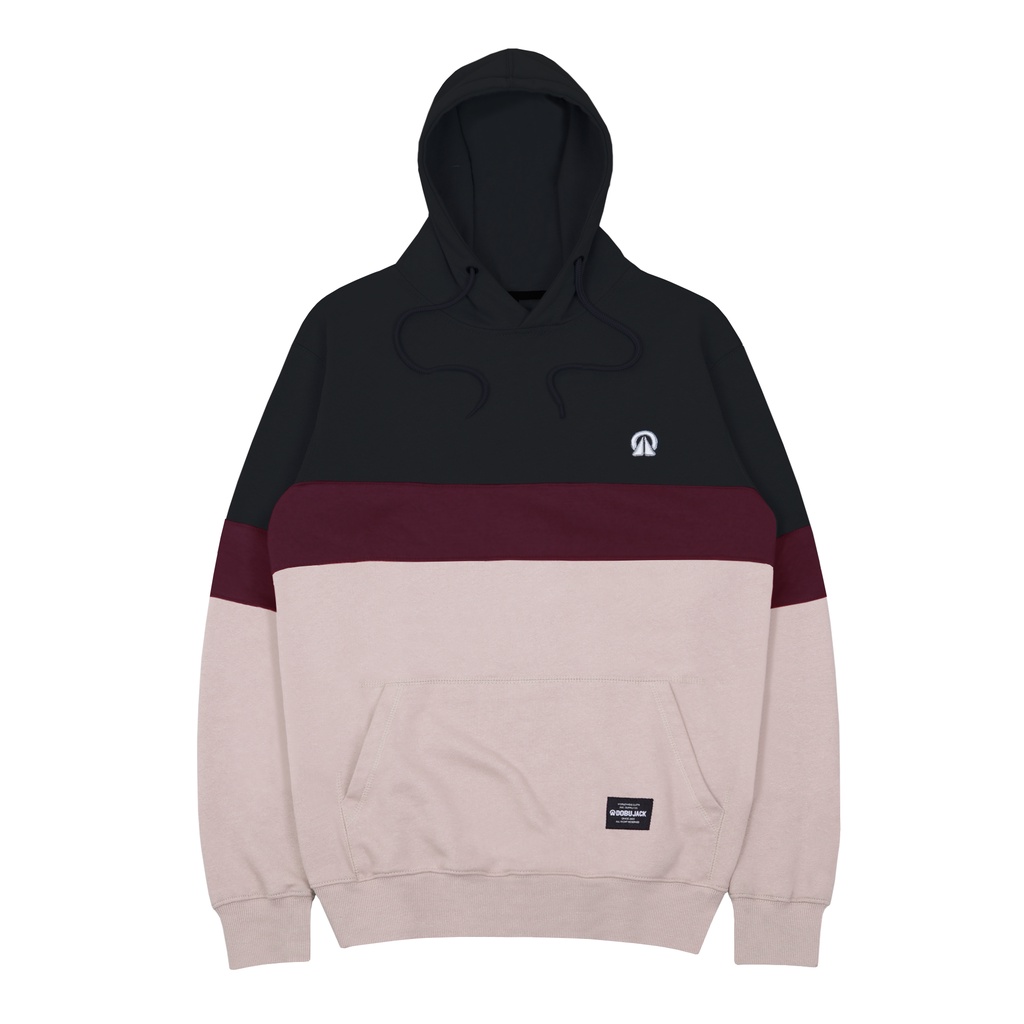Dobujack Hoodie Beval Maroon Black Hoodie