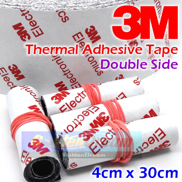 

Thermal Adhesive Tape 3M Double Side 9448A Sticker Heatsink Panas Heat