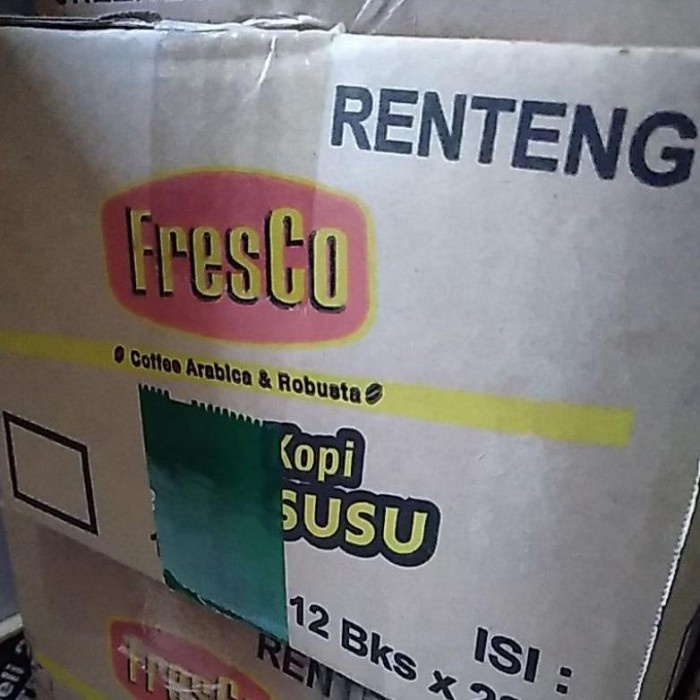 

Baru 1 dus Kopi Fresco Susu Fresco Moka 10 Renceng x 12 pcs x 30gr