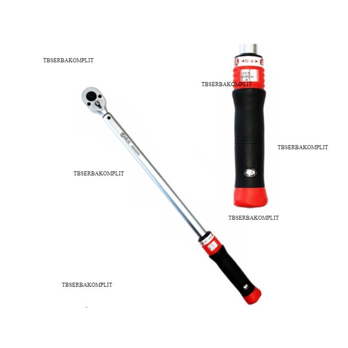 Genius torque wrench adjustable drive 3/4 ukuran 200-1000 nm