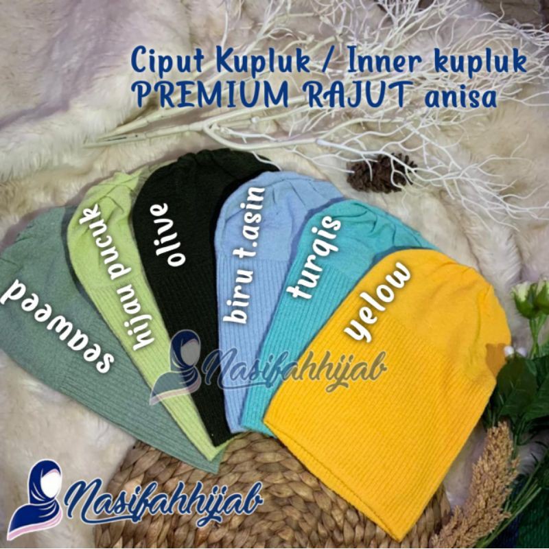 Ciput Kupluk / Inner KUPLUK PREMIUM Rajut Anisa || Nasifah Hijab3