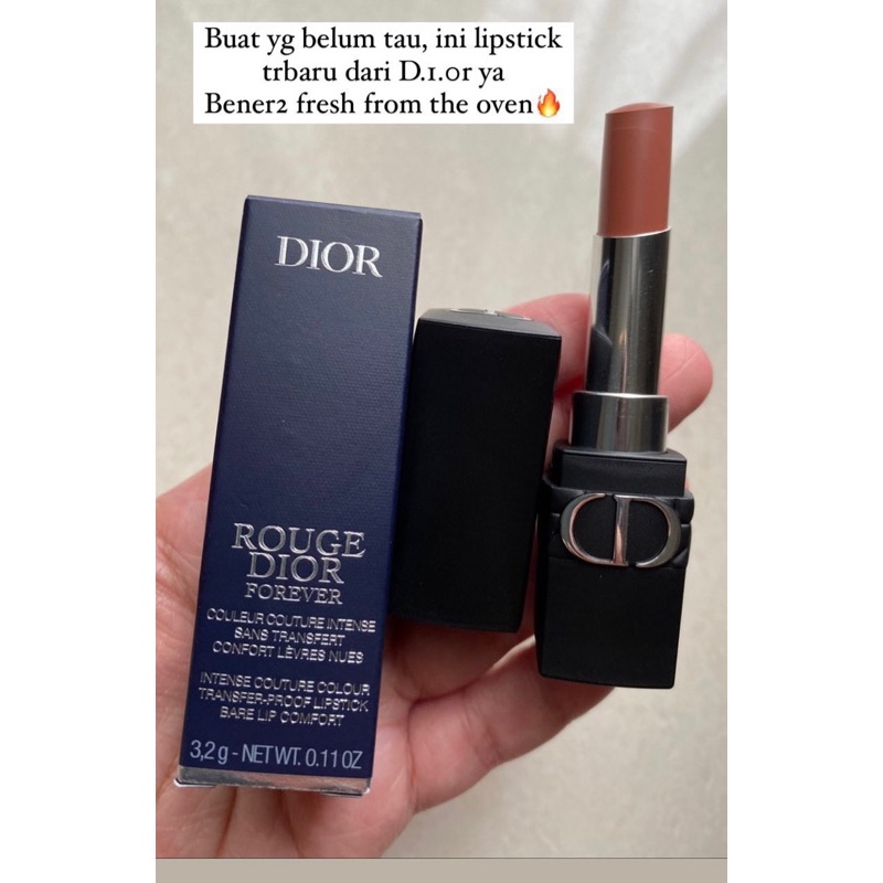 【COD】 NEW DIOR Rouge Dior Forever Lipstick Transferproof