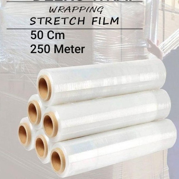 

plastik wraping 50 cm X 250 M Plastik Wrapping Stretch Film