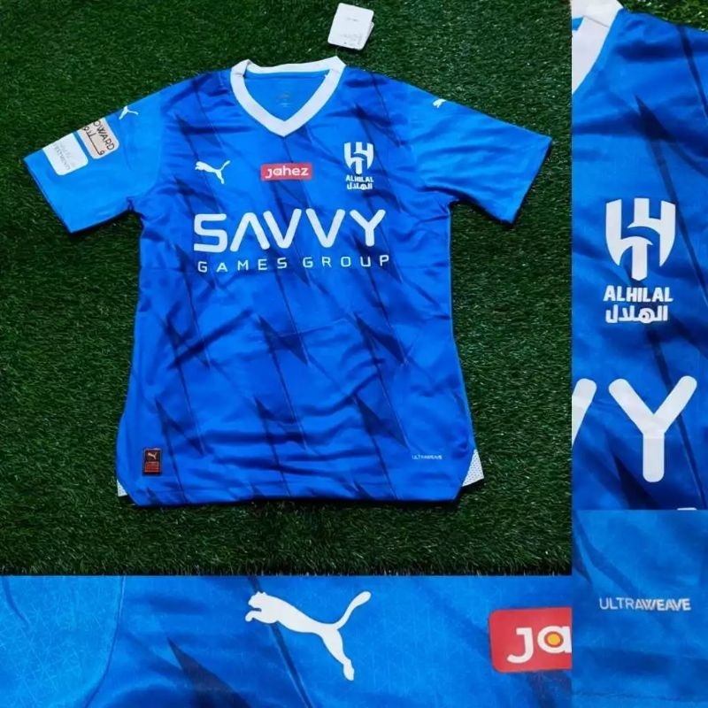JERSEY BOLA PLAYER ISSUE AL HILAL HOME 2023 2024 TOP QUALITY
