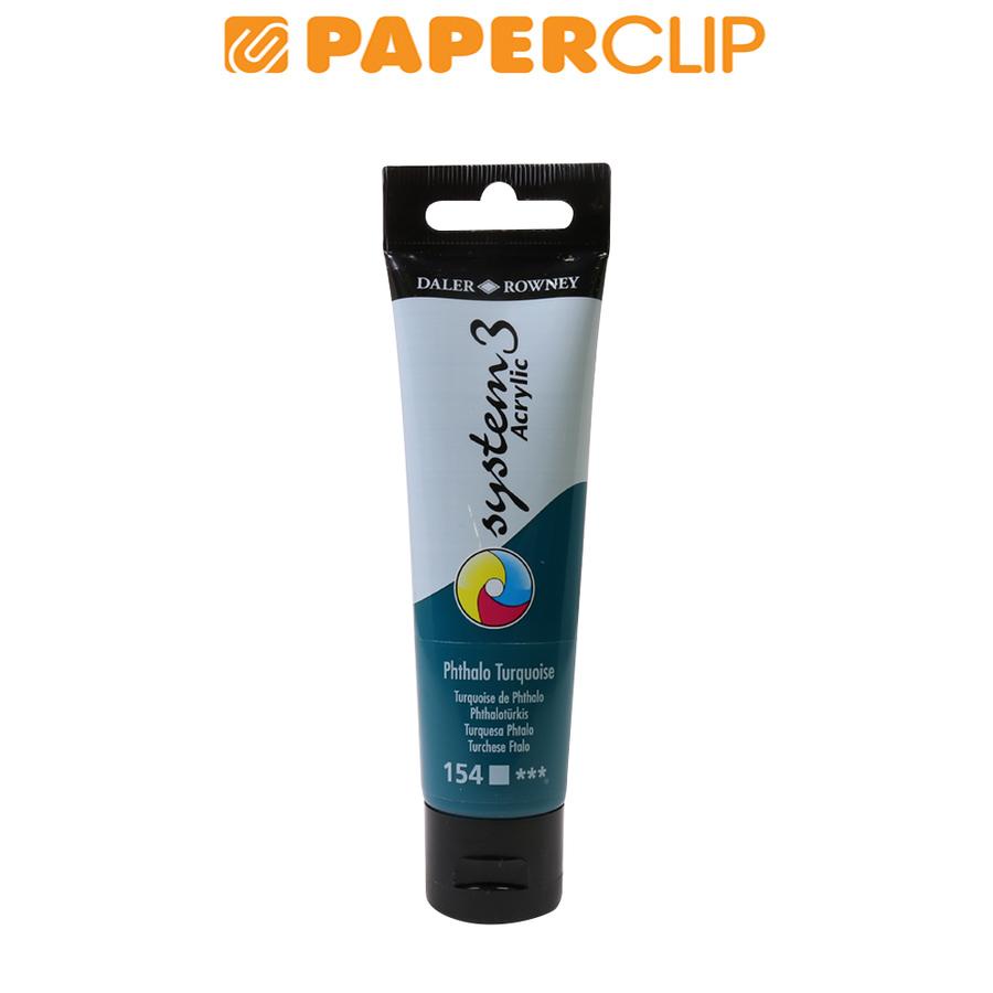 

ACRYLIC COLOR DALER ROWNEY SYSTEM3 59ML 129059154 PHTHALO TURQUOISE