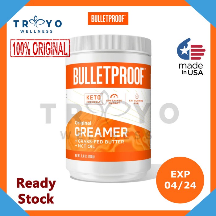 

[Big Sale] Bulletproof Creamer keto coffee krimer grass-fed butter MCT oil USA