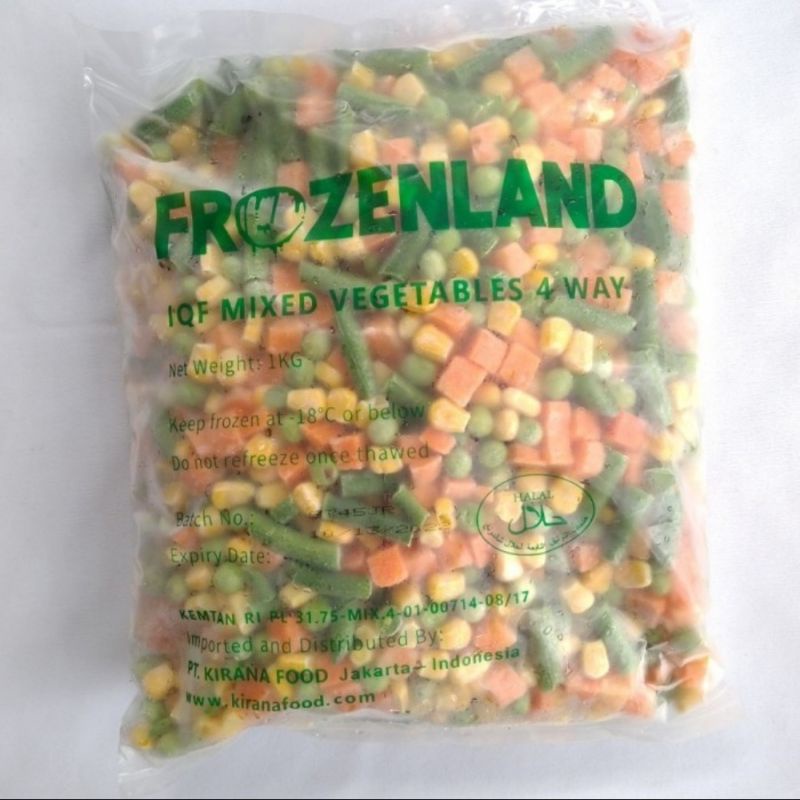 

FROZENLAND Mixed Vegetables 1 kg