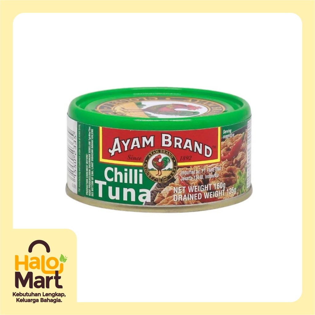 

AYAM BRAND TUNA CABE 160GR 1 PCS