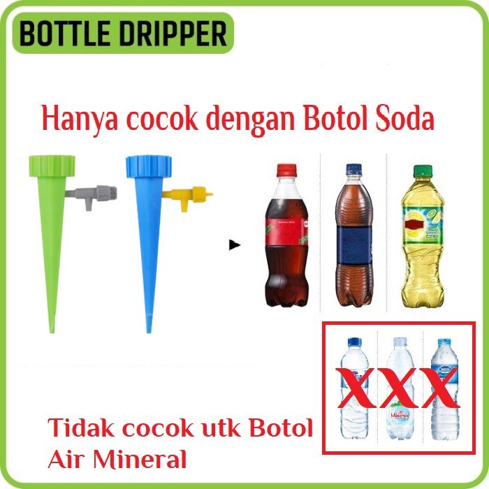 Irigasi Tetes otomatis / Drip Tetes Botol  Irigasi Drip Botol  SODA