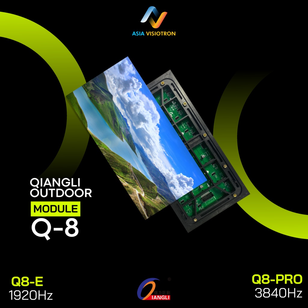 Modul P8 Outdoor 1920Hz 3840Hz ORIGINAL QiangLi Videotron