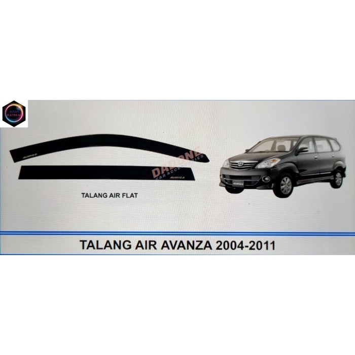 TALANG AIR FLAT AVANZA/XENIA OLD 2004-2011 DEPAN-BELAKANG - AVANZA OLD Aksesoris mobil
