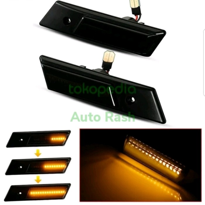 BMW E32 E34 E36 Dynamic side marker turn signal sein 1 set kanan kiri