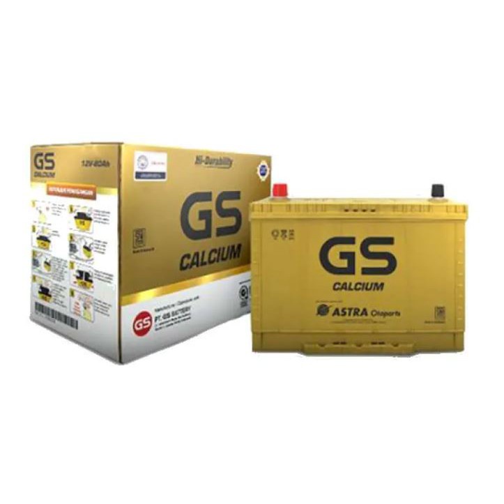 AKI MOBIL PAJERO DAKAR GS ASTRA Calcium 105D31L / 95D31L (Aki Kering) 12V / 80Ah