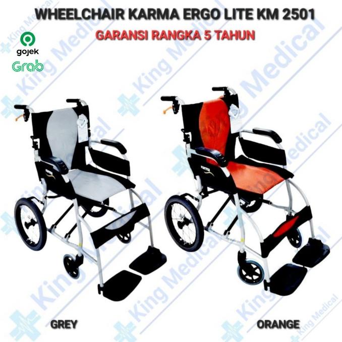 Kursi Roda Karma Ergo Lite KM 2501( KHUSUS GOJEK ) EuKarma TRAVEL