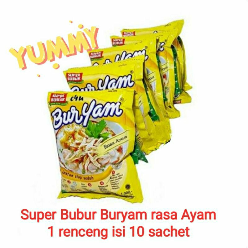 

Super Bubur Buryam instant | isi 10 sachet
