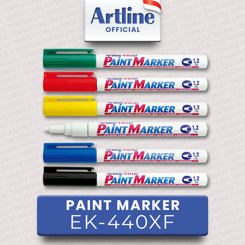 

ARTLINE Spidol Paint Marker EK-440XF 1,2MM - Spidol ban paint marker mobil motor / Permanent Marker