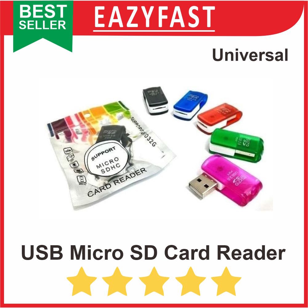 Card Reader CardReader MicroSD Micro SD PC USB